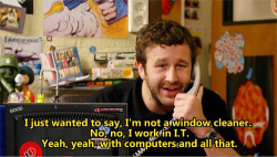 hopelessfangirl:   “…Hello?”  The IT Crowd: 4x02 - The