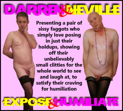 tinydickfaggotdarren:  sissy2expose:  sissytart123:  NO! PLEASE