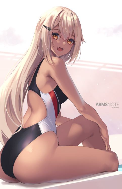 xsirboss:   黒競泳水着のコウハイちゃん   深井涼介@fpworkshttps://twitter.com/fpworks/status/1593102743979585536/photo/1 