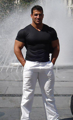 Bodybuilders in Street Clothes