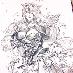 arucelli:  I’ve been doing traditional sketch commissions at