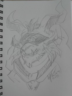 gears2gnomes:  Morning Sketch: Rytlock Brimstone Revenant