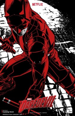 comicsxaminer:  Joe Quesada’s NYCC ’15 Poster For Daredevil