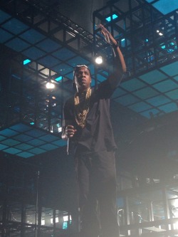 gotmelookingsocrazyrightnow:  my photo of JAY Z performing at