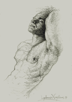 lyubomir-naydenov: “Dreaming nude”, 2014 Pencil on paperh.