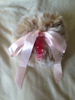 alovelybunny:  My bunny tail from kittensplaypenshop has arrived.