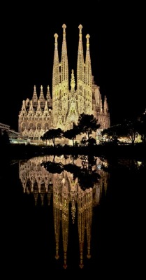 A work in progress (construction of the Sagrada Familia Basillica