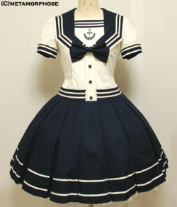 lolitahime:  Metamorphose’s Sailor Series Sailor Short Sleeve