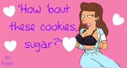 awesomegirlystuff:  Futurama Valentines: Supporting Characters!