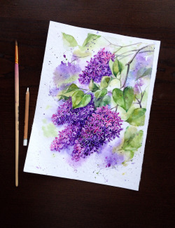 mymodernmet:  Splattered Watercolor Paintings Capture the Beautiful