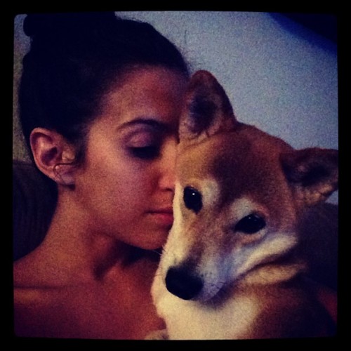 Dagny always looks so unamused when I try to take photos with her…