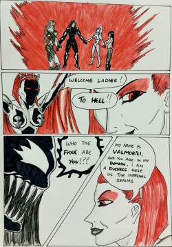 Kate Five vs Symbiote comic Page 134  Turns out this corner of