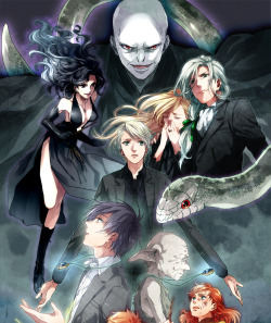 sr-aphroditi:  justicefreedom: HARRY POTTER Anime Version.. This