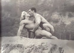 manxotica:  Love strong and proud.Bodybuilder couple Rod Jackson