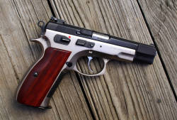 gunsknivesgear:  CZ 75 Tactical. “No man is more unhappy