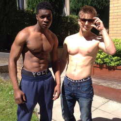 amazingmalenudity:    Duayne Boachie and Parry Glasspool   