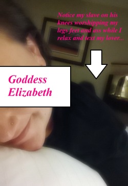 goddess-elizabeth:  goddess-elizabeths-property:  I live to worship