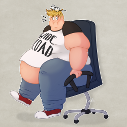 puddingmaid: Can I get a uuuhhh - a guy so big he breaks chairs?