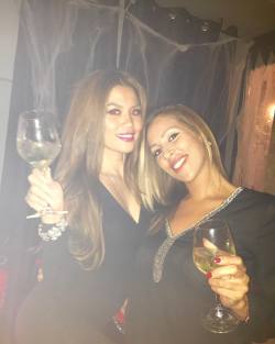 Happy Halloween! Love from Bordeaux w/ my beautiful friend Bouchra