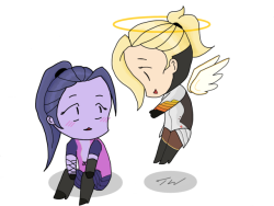 trupiawdowa:It supposed to be a chibi style____Mercymaker, i