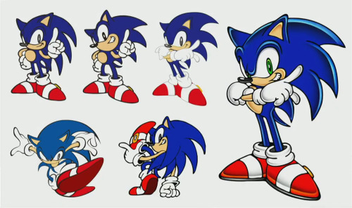 ask-theblueblur:   Sonic the Hedgehog Concept Artwork shown during the June, 25th Joypolis Event in Japan. (x)   I needed some sonic on my blog