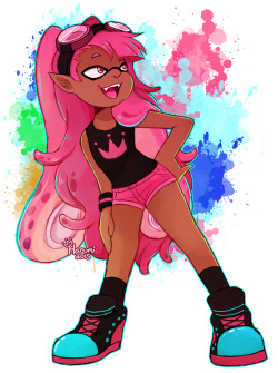 princessharumi:  i finally drew my inklingsona ~ 