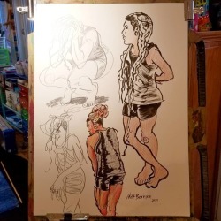 Figure drawing!  A new place. It’s interesting seeing new