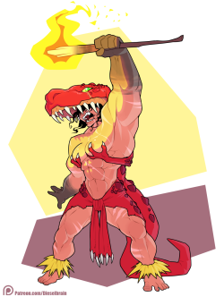 dieselbrain:  GRAOOOO!!! DINOSAUR WITCH!!! (Honestly, all you