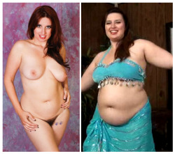theweightgaincollection:  Kimberly before and after 