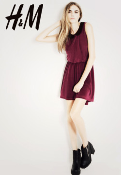 metephor-blog:  Burgundy H&M Dress                      