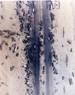 historicaltimes:  An overhead view of the infamous “Highway