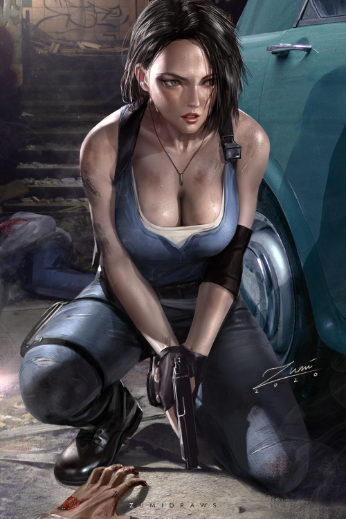 zumidraws:  I drew Jill Valentine from Resident Evil 3 Remake