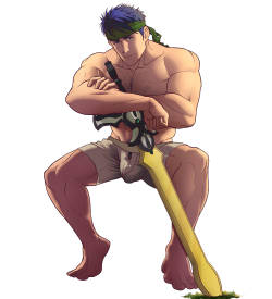 barnabi-art:  I think it went pretty well Ike from Fire Emblem