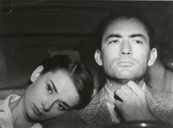 savage-garden:Audrey Hepburn & Gregory Peck in Roman Holiday.