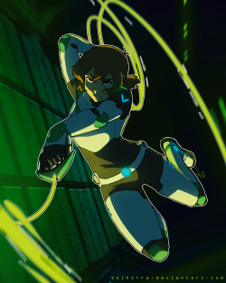 solkorra:  Pidge in Attack! Because she is so brave, and will