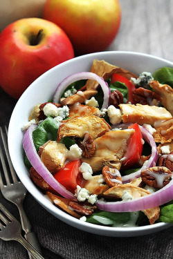 do-not-touch-my-food:  Fuji Apple Chicken Salad  You like both