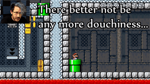 tinyblogtim:  There’s always more douchiness. Bonus artwork:Mario Maker #14  Heck
