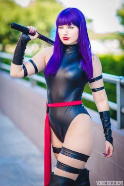 cosplayandgeekstuff:    Birds of ‘Play (USA) as Psylocke.