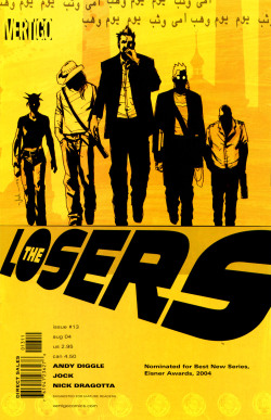 comicbookcovers:  The Losers #13, August 2004, cover by Jock