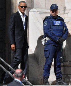 iused-tolove-her:  accras:  Signor Obama in Italia, 5/8/17. 