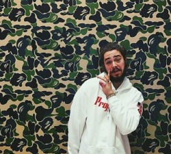 postmanmalone:  Post Malone X BAPE