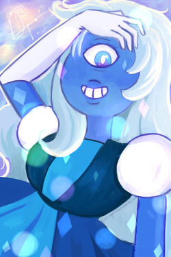bunnydroid:  the last drawing i did of sapphire was really boring,