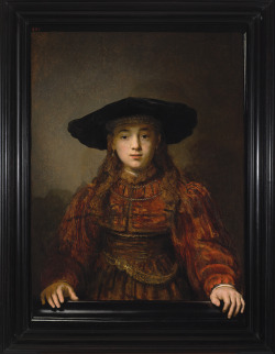 ganymedesrocks: arinewman7: The Girl in a Picture Frameby Rembrandt
