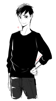 rochichan:  okay explanation for each pic lol Tadashi in black