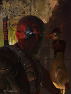 league-of-extraordinarycomics:  Deadpool by Stanton Feng