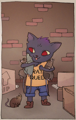 bruncikara:  Day 7: Rat queen
