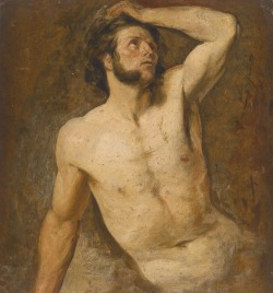 William Etty, Academy Male Nude Study