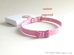 twistedskrews:“Pretty in Pink” custom collar with