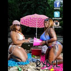 #Repost @rybelmagazine ・・・ 2 for the price of one!!‬ , so if you purchased issue 2 the WET edition of @rybelmagazine then you already were know the who the cover models are Jackie A @jackiesbitches and JuJu @theoriginal_judy .so click the link..