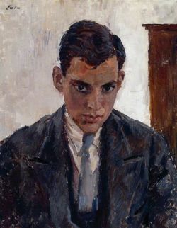 somanyhumanbeings:  Augustus John, Portrait of a Young Man (c.